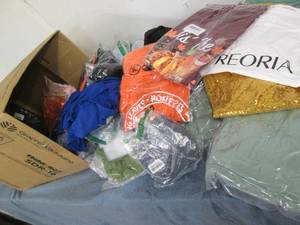 Large box of all new clothes...