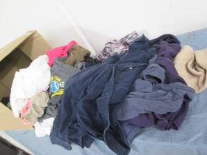 Large box of clothes...