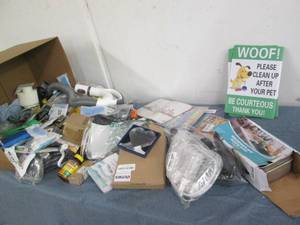 Box of assorted new items...