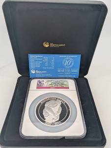 Perth Mint Australian Koala 2017 10oz Silver Proof PF70 Ultra Cameo