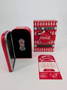 Coca-Cola 1oz Pure Silver Coin - PAMP Certificate #1086 in Holiday Tin