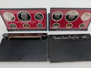 United States Mint Proof Set - 1976 & 1978 (Two Sets) in Original Boxes