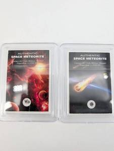 Authentic Campo del Cielo Space Meteorites - Argentina Shower c. 2200 BC (Lot of 2)