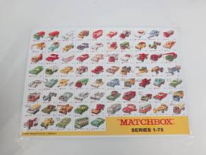 Matchbox Series 1-75 Sheet by Lesney - 75 Die-Cast Vehicles