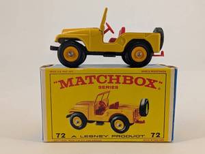 Matchbox Jeep No. 72 - Lesney Series - Made in England