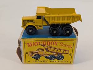 Matchbox Euclid Dump Truck No. 6 - A Lesney Product