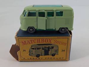 Matchbox Volkswagen Caravette No 34 - Lesney, Made in England