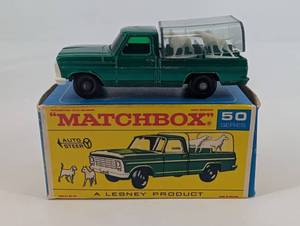 Matchbox Kennel Truck No. 50 - Lesney Series, Made in England (Green)