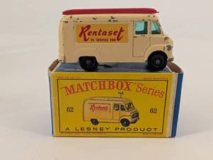 Matchbox Rentaset TV Service Van - A Lesney Product (Made in England)