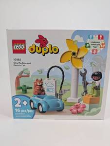 LEGO DUPLO Wind Turbine and Electric Car 10985 - 16 pcs, Ages 2 & up