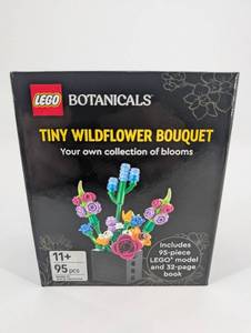 LEGO Botanicals Tiny Wildflower Bouquet 95-Piece Set with 32-Page Book