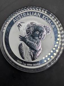 Perth Mint Australian Koala 2020 1 oz .9999 Silver $1 Coin