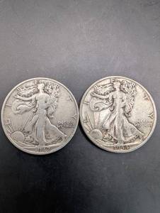 Walking Liberty Half Dollars 1942 & 1944 (2-Coin Set)