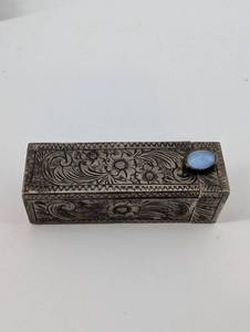 Antique Sterling Silver Lipstick Holder