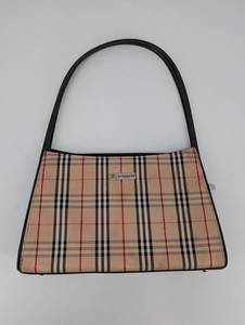 Burberry London Nova Check Tote Bag - Beige with Black/Red Plaid, Zip Closure