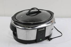 Crock-Pot WeMo Smart Slow Cooker with Wi-Fi - Stainless Steel & Black Not Tested