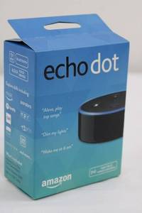 Amazon Echo Dot (2nd Generation) - Alexa Smart Speaker with WiFi & Bluetooth (Sealed)
