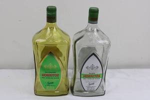 (Collectors) Hornitos Tequila Reposado & Plata 4L Bottles (Lot of 2) 15 x 6