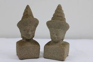 Stone Statues (Lot of 2) - Hand Made In Thailand