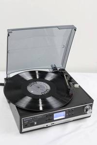 Boytone BT-16DJB-C 33/45/78 RPM Turntable System with Cassette & USB/SD MP3 tested