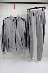 RIFLESSI Hoodie & Track Pants Grey Set (Sizes S & M)