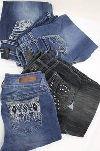 Denim Jeans (Lot of 5) - WallFlower, Vanity Collection & Love Nation