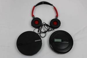 ARAFUNA CD-5188 Wireless Headphones with Docking Base - 5V1A, 2xAA