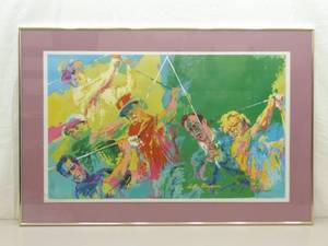 Framed Leroy Neiman Legends of Golf Print