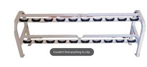 Heavy-Duty Commercial Cybex Dumbbell Rack (USED)