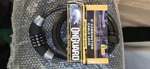 Lot of 6 Combination Cable Locks  OnGuard (NEW)