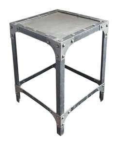LL - Industrial Style Accent Table