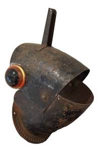 LL - Artisan Crafted Metal Fish Head Sculpture - Vintage Rust Patina