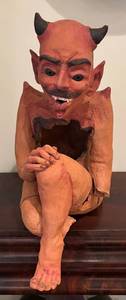 LL - Terracotta Demon Sculpture