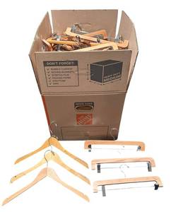 LL - Plethora of Quality Wooden Clothes Hangers