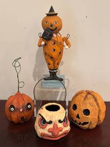 LL - Artisan Crafted Halloween Pumpkin Decor Collection
