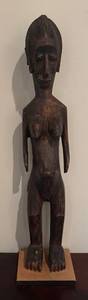 LL - Antique 18th Century African Female Effigy Figurine