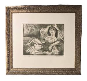 LLR - Dutchess 1965 Etching by William Gropper