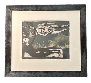 LLR - Untitled Lithograph Self Portrait Limited Edition Print by Federico Castellon