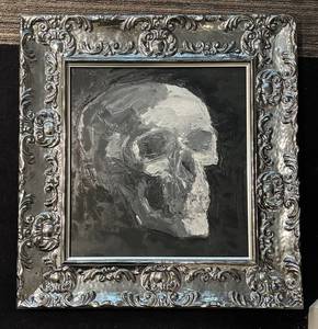 LL - Original Untitled Skull Painting by Douglas Graves