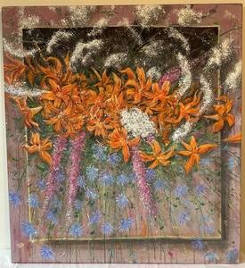 LL - Michael Lokensgard Orange Lilies - Original Floral Canvas Painting