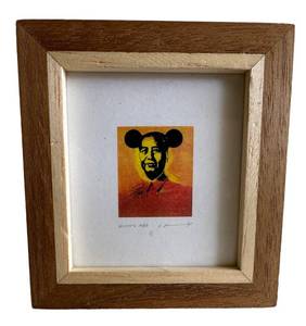 LLC - Mickey Mao Mini Framed Art by Pure Evil (Charles Lizzell-Edward) Signed 11 Edition