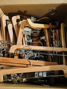 LLS - Wooden Clothes Hangers - Assorted Hangers in Box