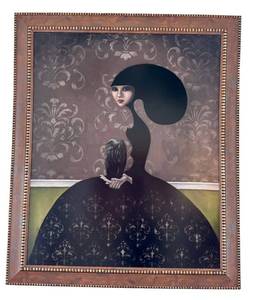 Nicholas Harper - Greta Original Acrylic Painting on Board  Greta by Nicholas Harper