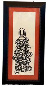 K - JAO Skull Totem Framed Artwork