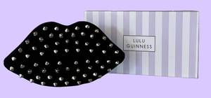 Lulu Guinness Studded Lip Clutch
