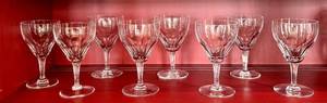 CD - Val Saint Lambert Goblets - Belgian Crystal, Unmarked