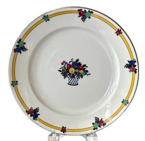 K - Limoges Platter by C. Ahrenfeldt - Vintage Floral Bouquet Plate