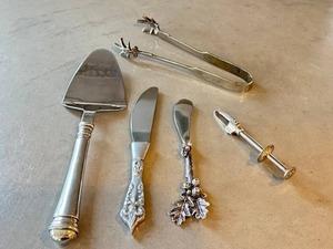 Assorted Silver-Plated Serving Utensils