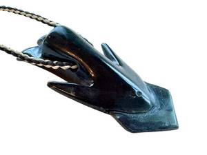 CB - Harpoon Point - Paujungi Sagiak, Cape Dorset, Serpentine & Cord