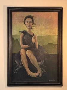 Sharon Ulrich Original Acrylic on Panel entitled, Salem